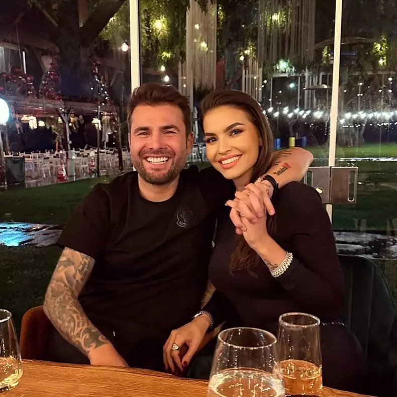 Adrian Mutu și soția