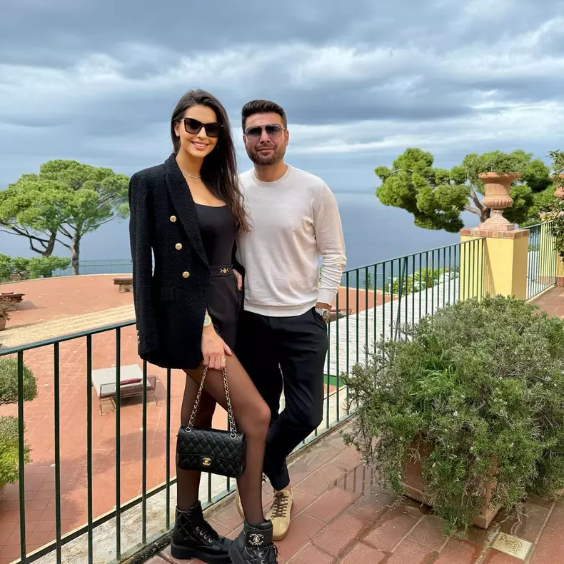 Adrian Mutu și soția