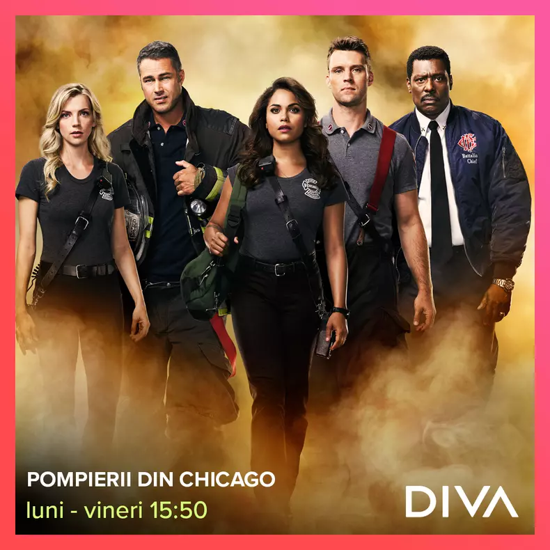Noi episoade din serialul „Pompierii din Chicago” la DIVA. Când e premiera noului sezon