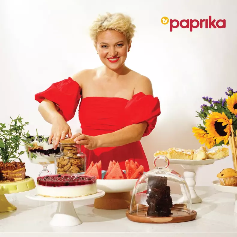 O nouă emisiune la TV Paprika. Când începe „Deserturi Magice cu Prăjiturela”, cu Mihaela Sava