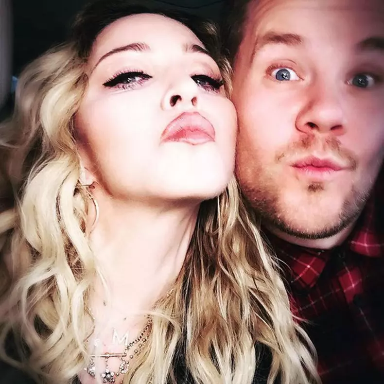 Madonna si James Corden