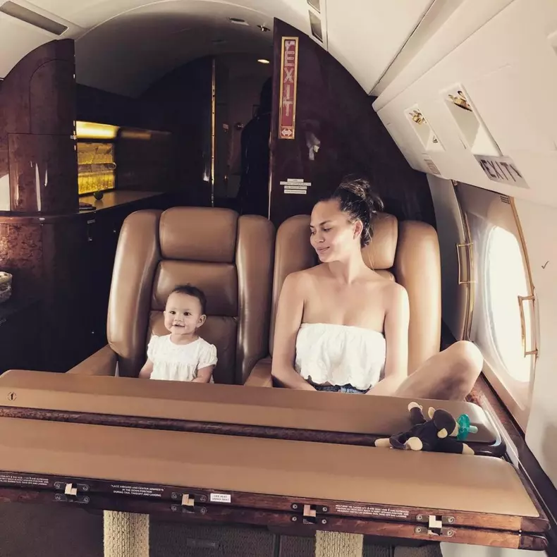Chrissy Teigen si Luna, fiica ei