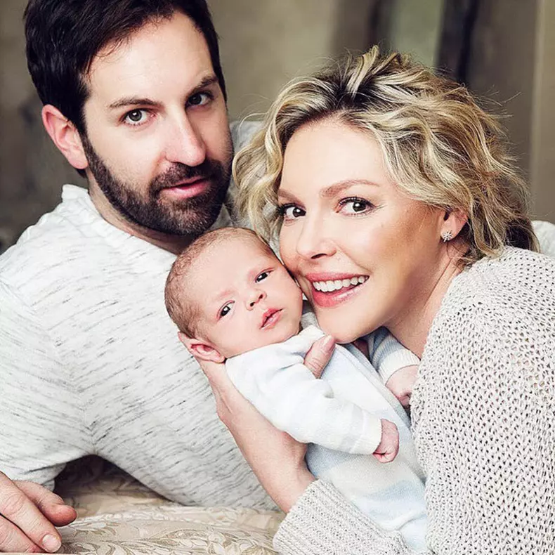 Katherine Heigl, Josh Kelley și micuțul Joshua Bishop Kelly