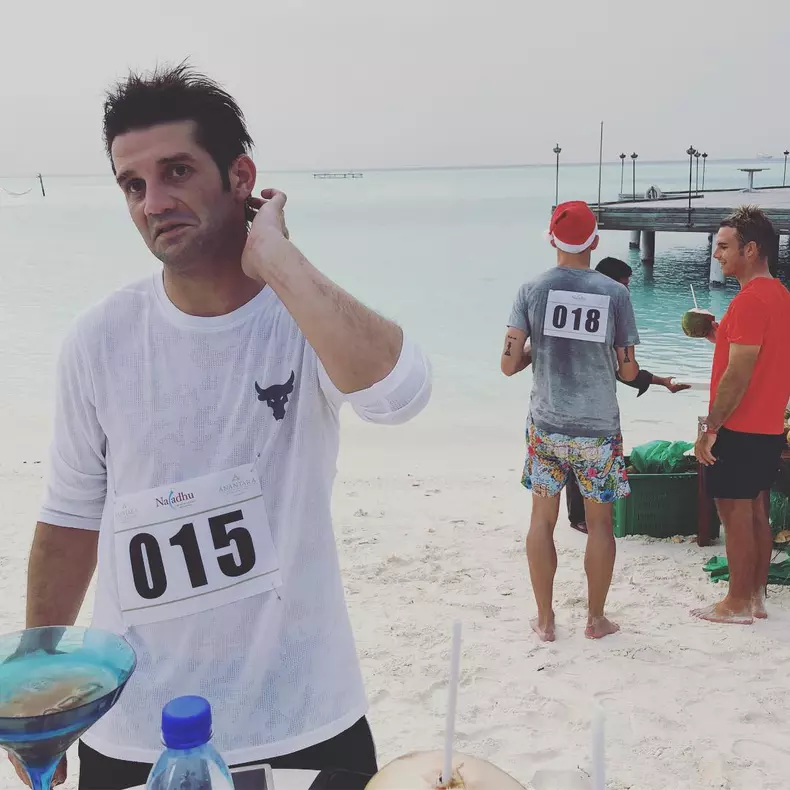 Cristi Chivu se află cu familia în Maldive