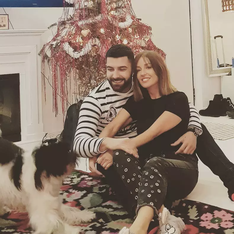 Tania Budi si iubitul ei, Marin Burcea