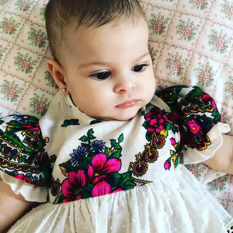 Sofia, fetiţa Mădălinei Pamfile