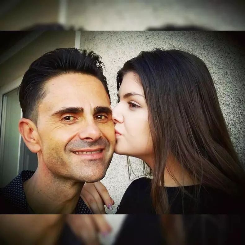 Aurelian Preda impreuna cu fiica sa, Anamaria