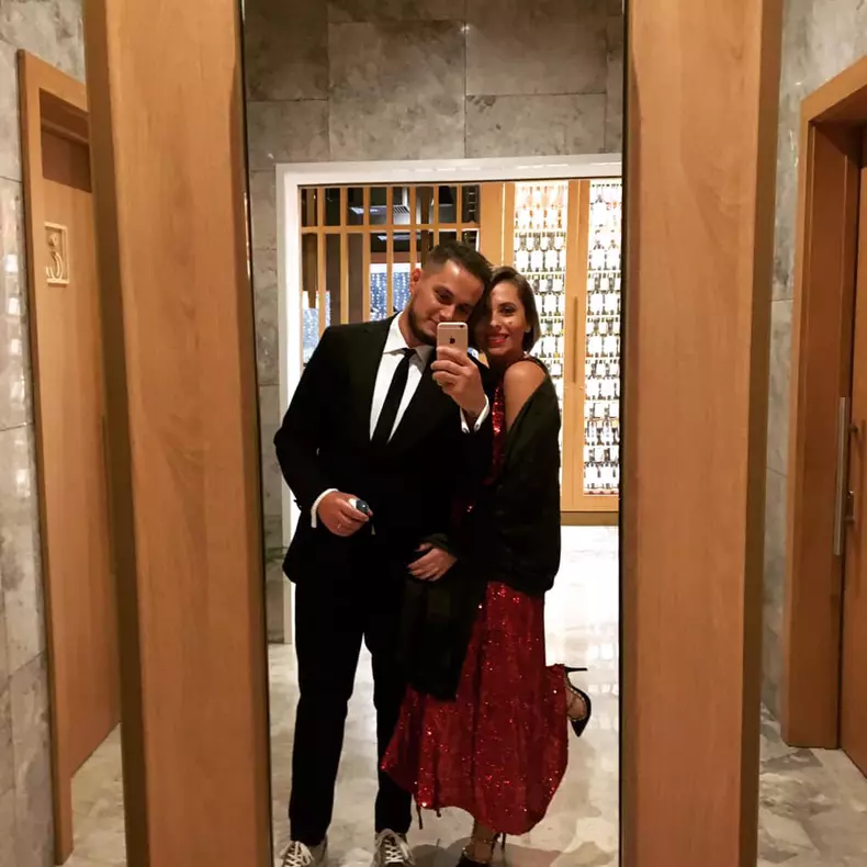 Bianca impreuna cu sotul ei