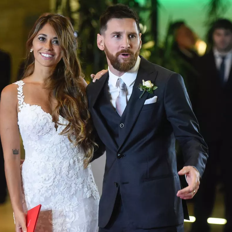 messi si antonella nunta