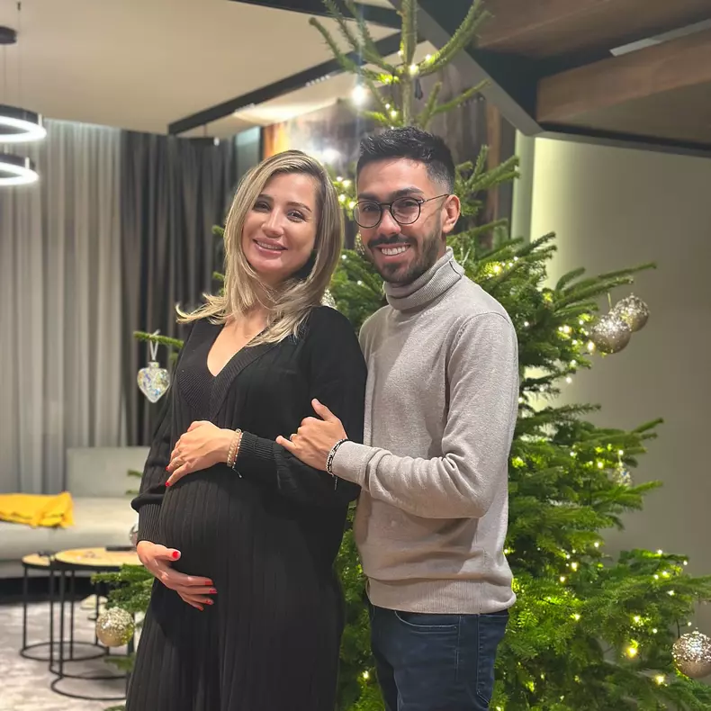 claudia puican insarcinata si armin nicoara2