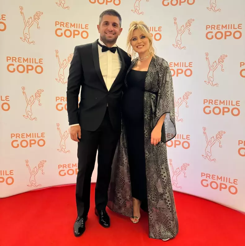 Laura Cosoi și Cosmin Curticăpean la Gala Premiilor Gopo 2024