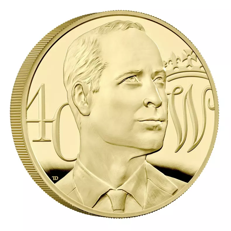 Prince William gets official 40th birthday commemorative UK coin