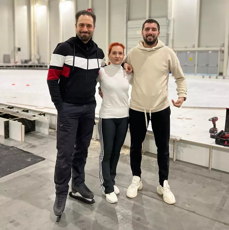 Cazacu la Dancing on Ice