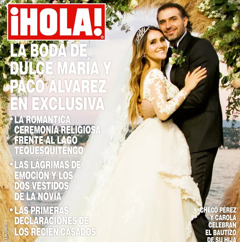 Dulce Maria (Rebelde) și soțul ei