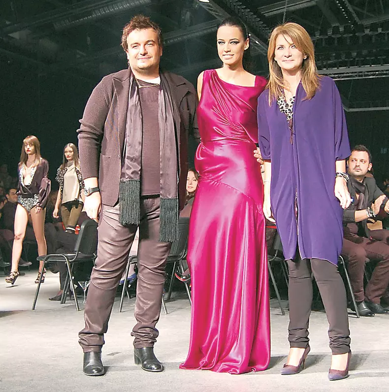 Razvan Ciobanu, la cel mai spectaculos show de moda al sau