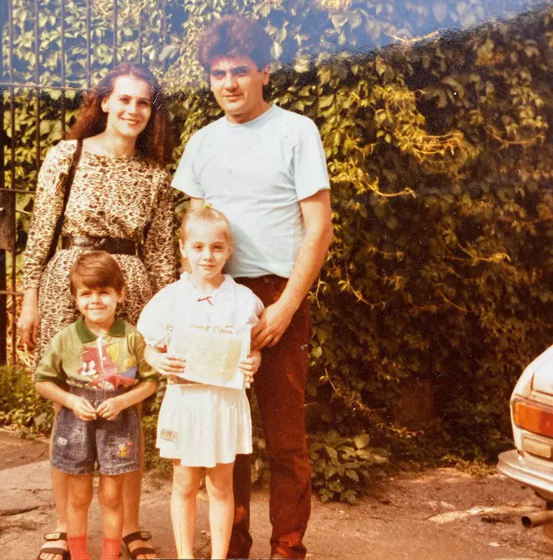 Familia Andreei Ibacka
