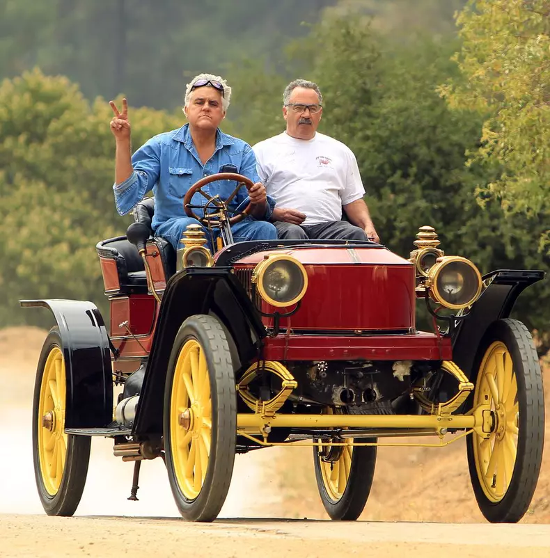 Jay Leno Takes His Steam Car On An Independence Day Ride