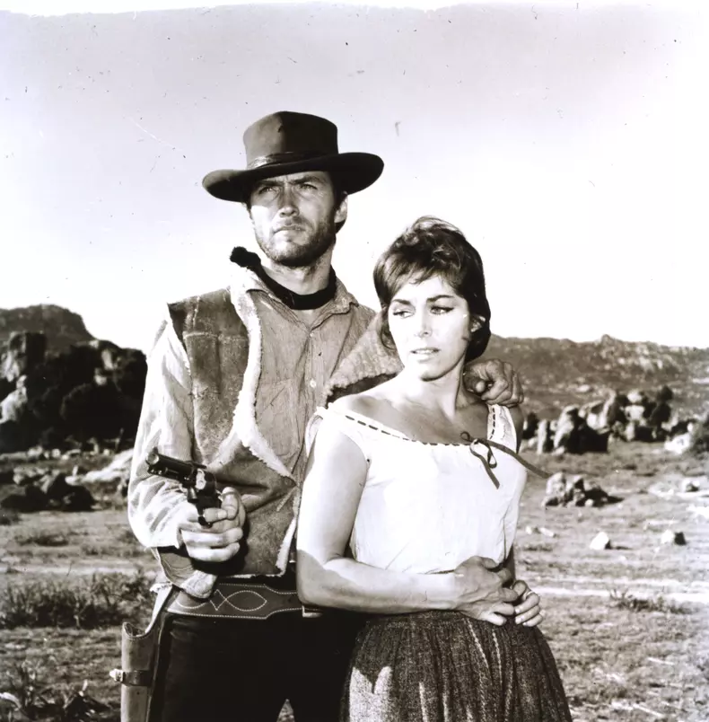 Clint Eastwood alături de cei opt copii