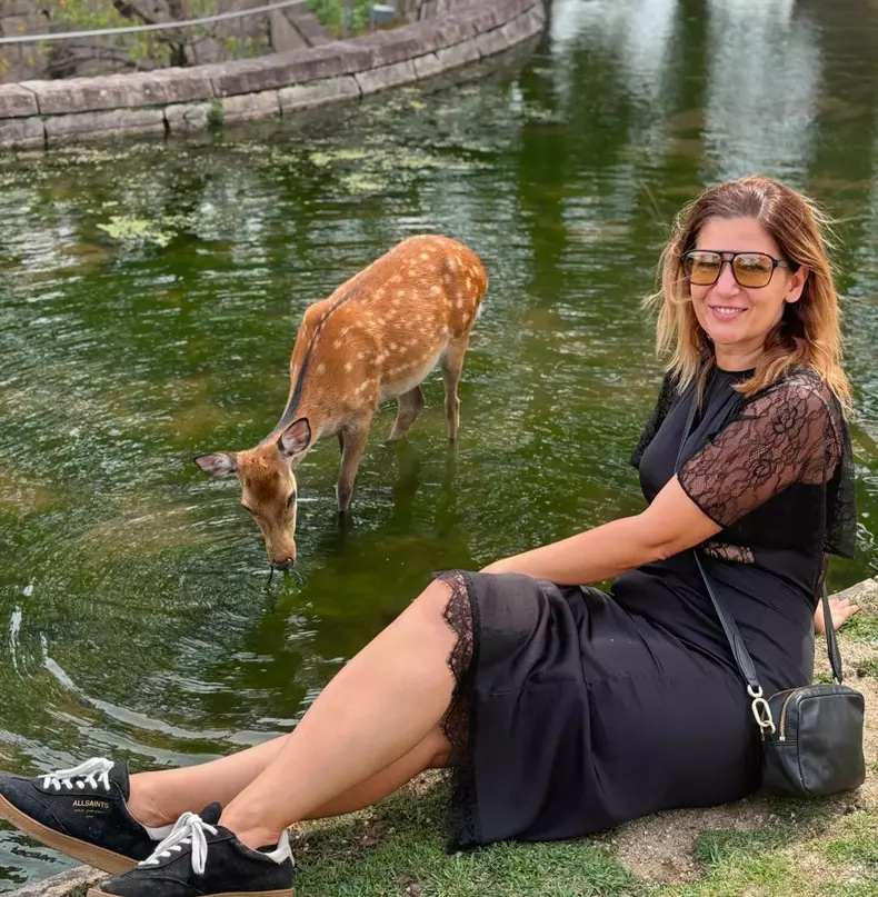 Amalia Enache, imagini din vacanța în Tokyo