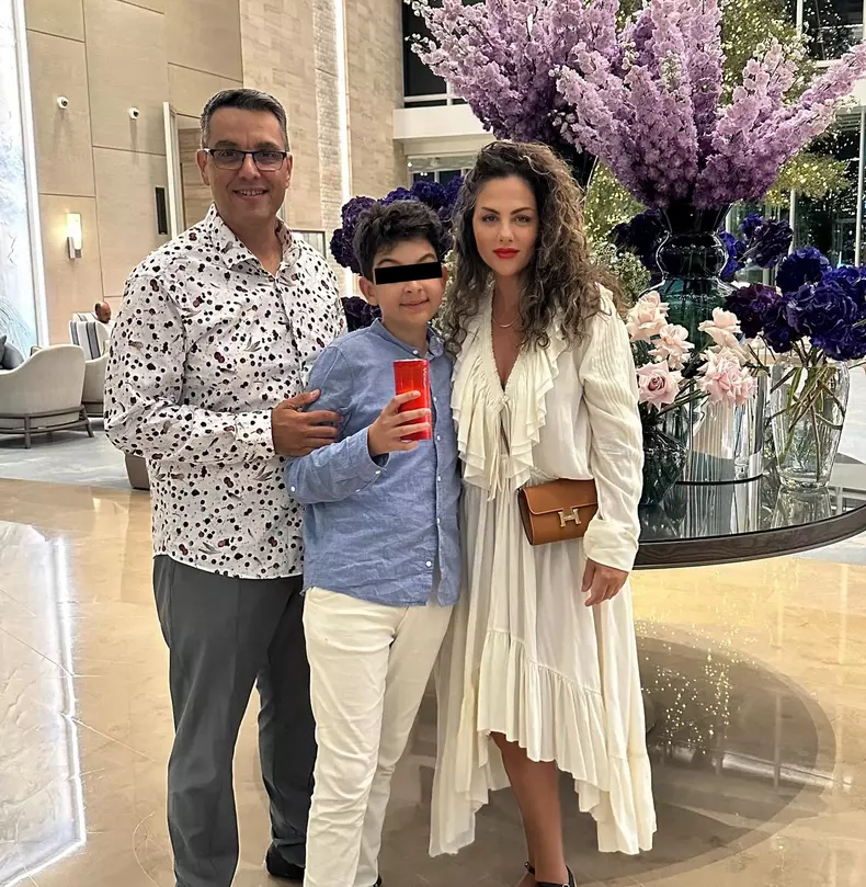 Cristi Brancu, Oana Turcu și fiul lor, Tudor, au sărbătorit Paștele în Dubai