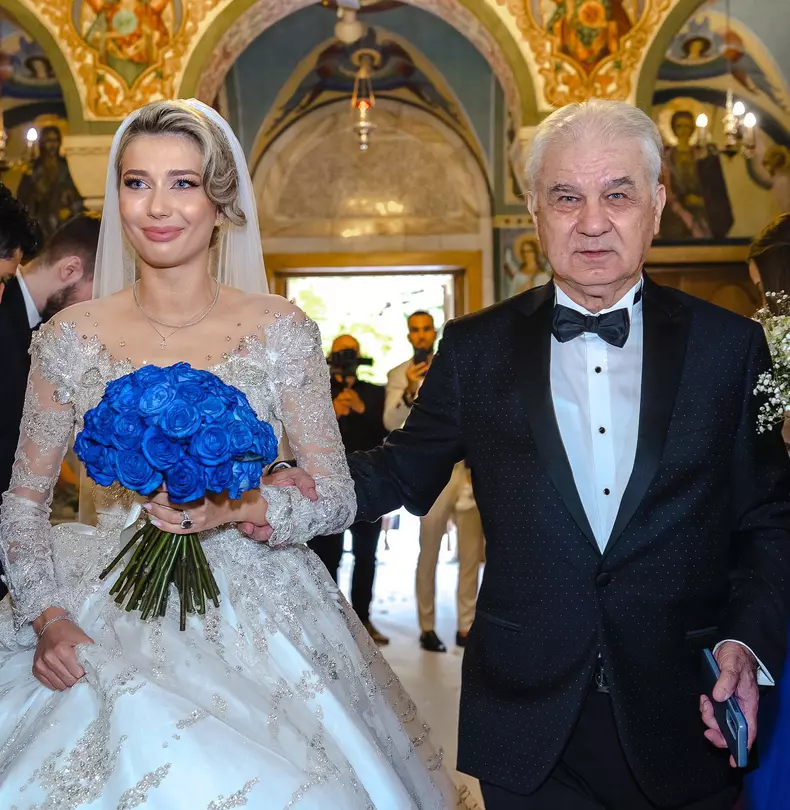 Maria Iordănescu și tatăl ei, Anghel Iordănescu