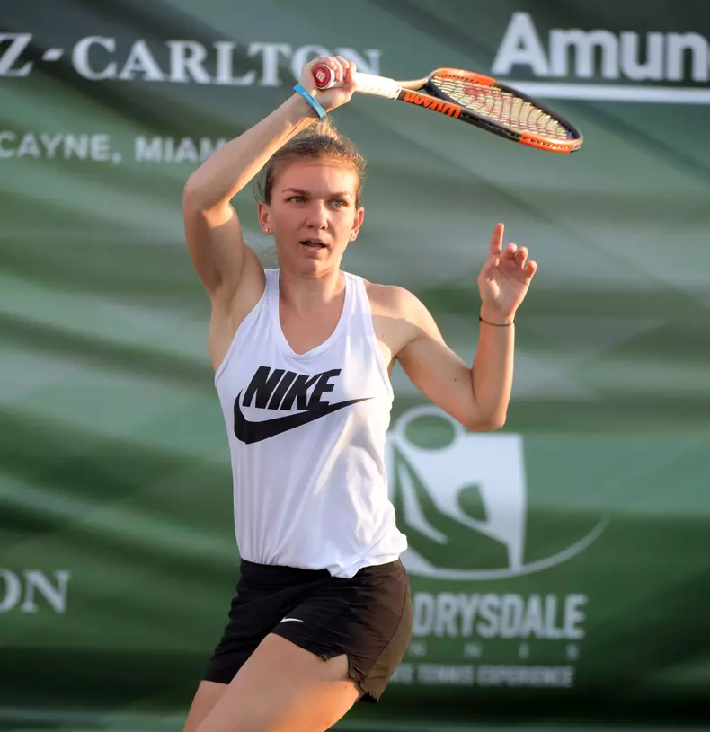 BREAKING NEWS - FILE PHOTO - Wimbledon's 2019 champion Simona Halep fails a drugs test for blood-booster Roxadustat - but former world No 1 says she feels 'betrayed' and will fight 'until the end' to clear her name