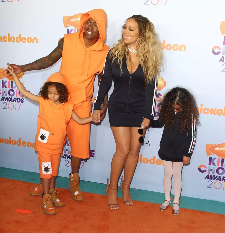 Mariah Carey, Nick Cannon and Kids at The 2017 Kids' Choice Awards in LA