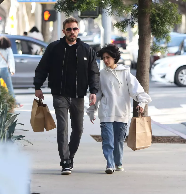 Ben Affleck Spends The Weekend Bonding With JLo's Daughter Emme