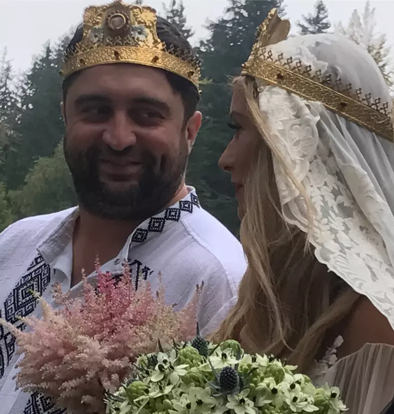 Diana Dumitrescu, in ziua nuntii