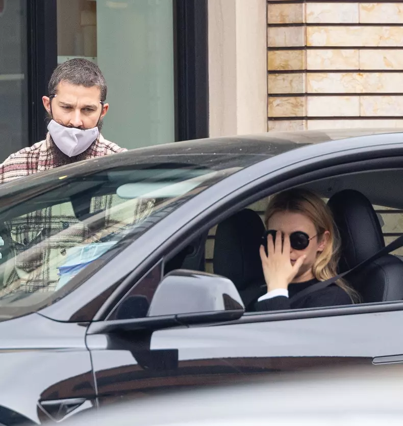 Shia LeBeouf Mia Goth