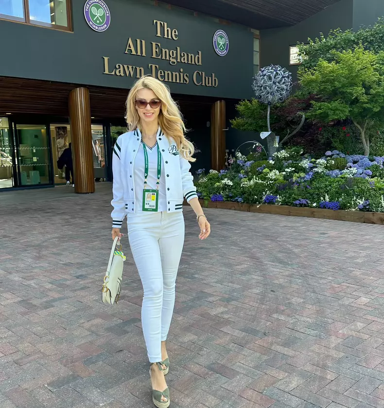 Andreea Bălan la Wimbledon 2024