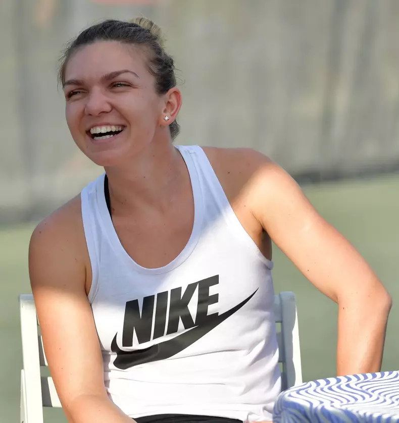 BREAKING NEWS - FILE PHOTO - Wimbledon's 2019 champion Simona Halep fails a drugs test for blood-booster Roxadustat - but former world No 1 says she feels 'betrayed' and will fight 'until the end' to clear her name