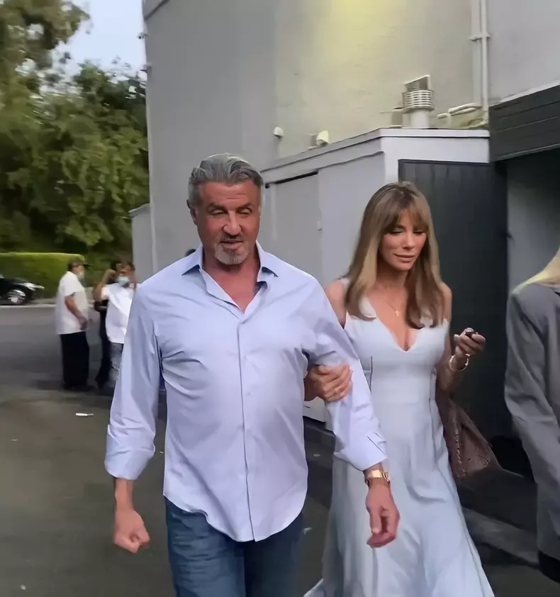 *PREMIUM-EXCLUSIVE* Sylvester Stallone and ex-wife Jennifer Flavin were spotted together less than a month after she filed for divorce