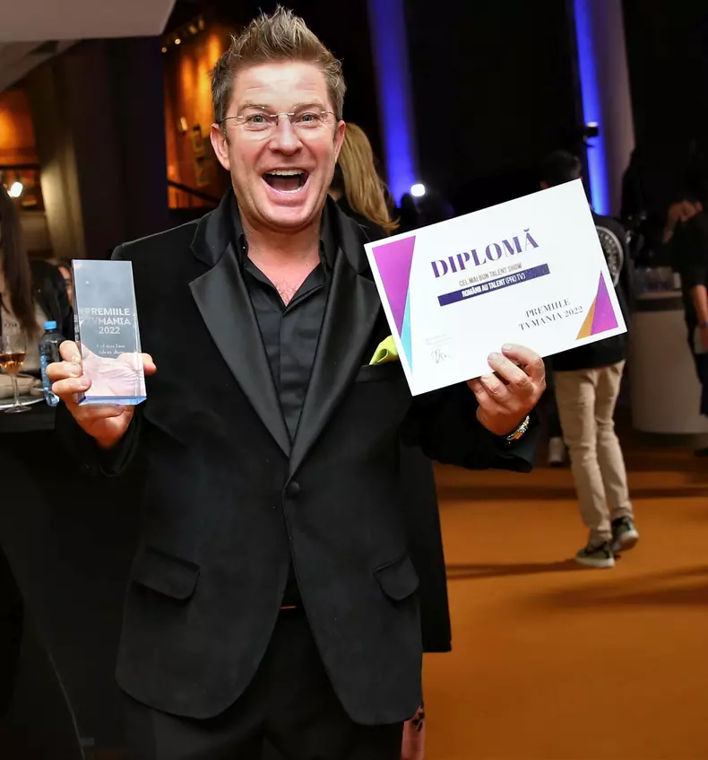 Pavel Bartos la Premiile TVMania 2022