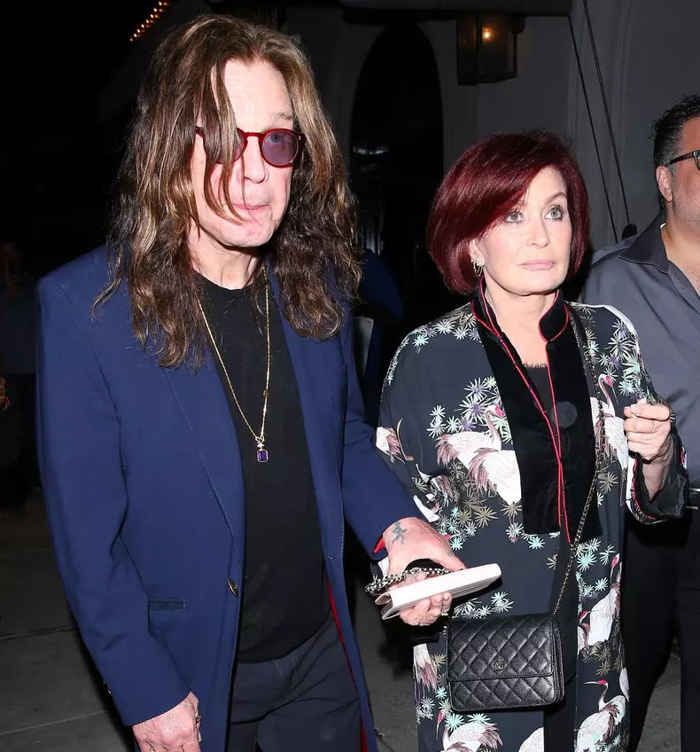 Ozzy and Sharon Osbourne have dinner for two at Craig's