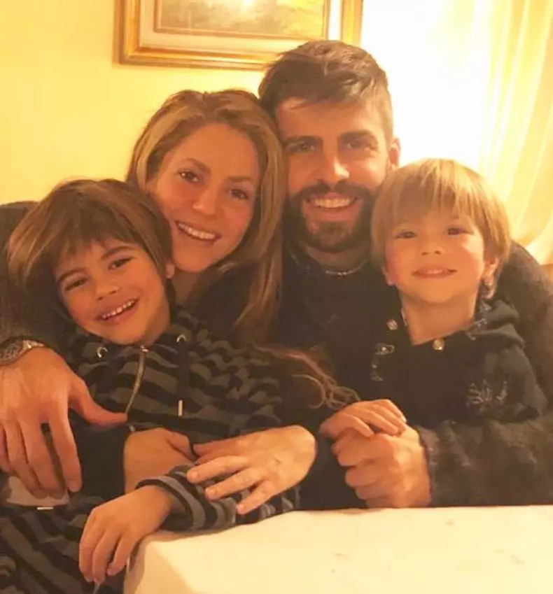 Shakira, Gerard și fiii lor