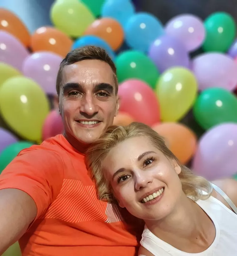 Marian Drăgulescu iubita