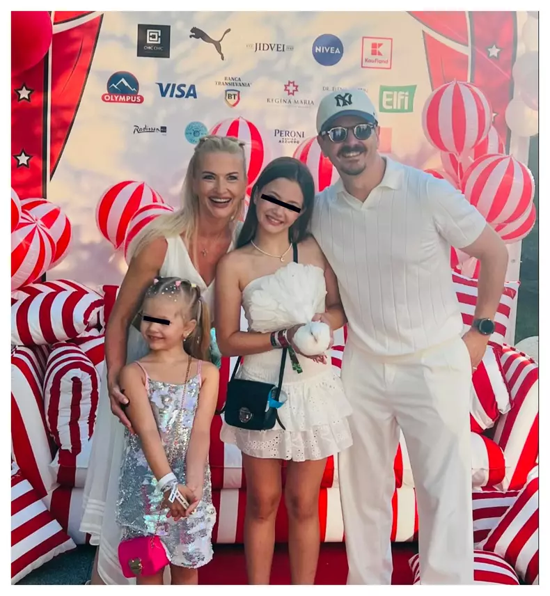 Mihai Petre cu familia la Untold