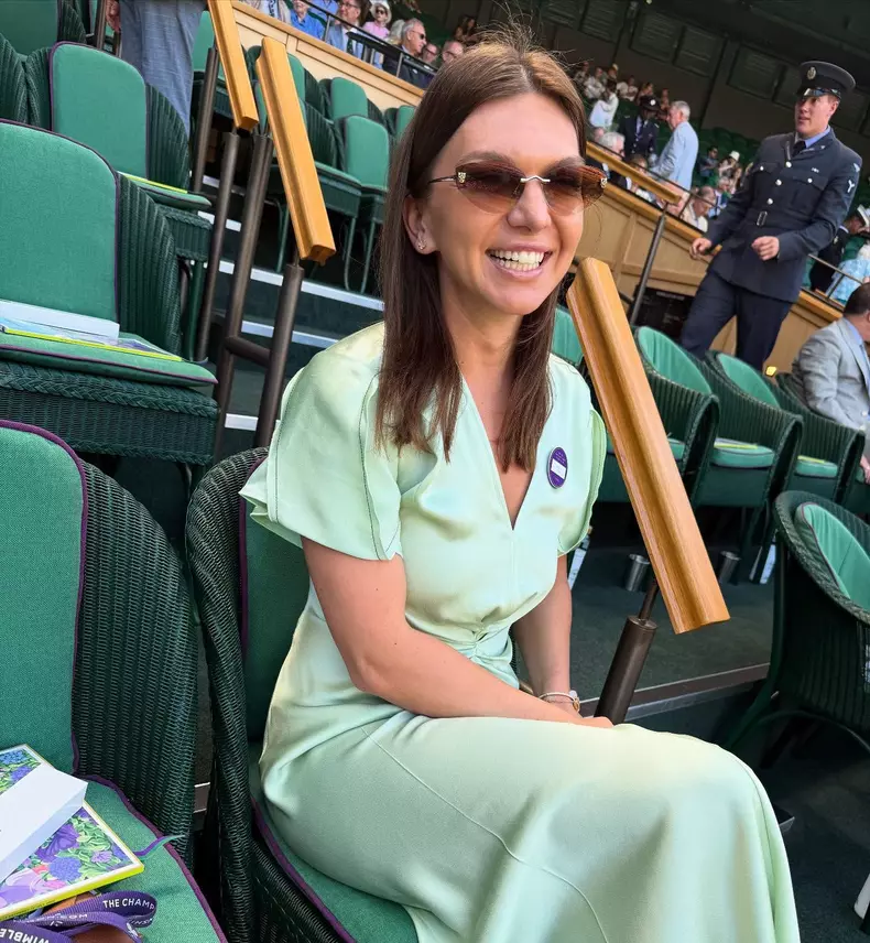 simona halep la wimbledon 2025