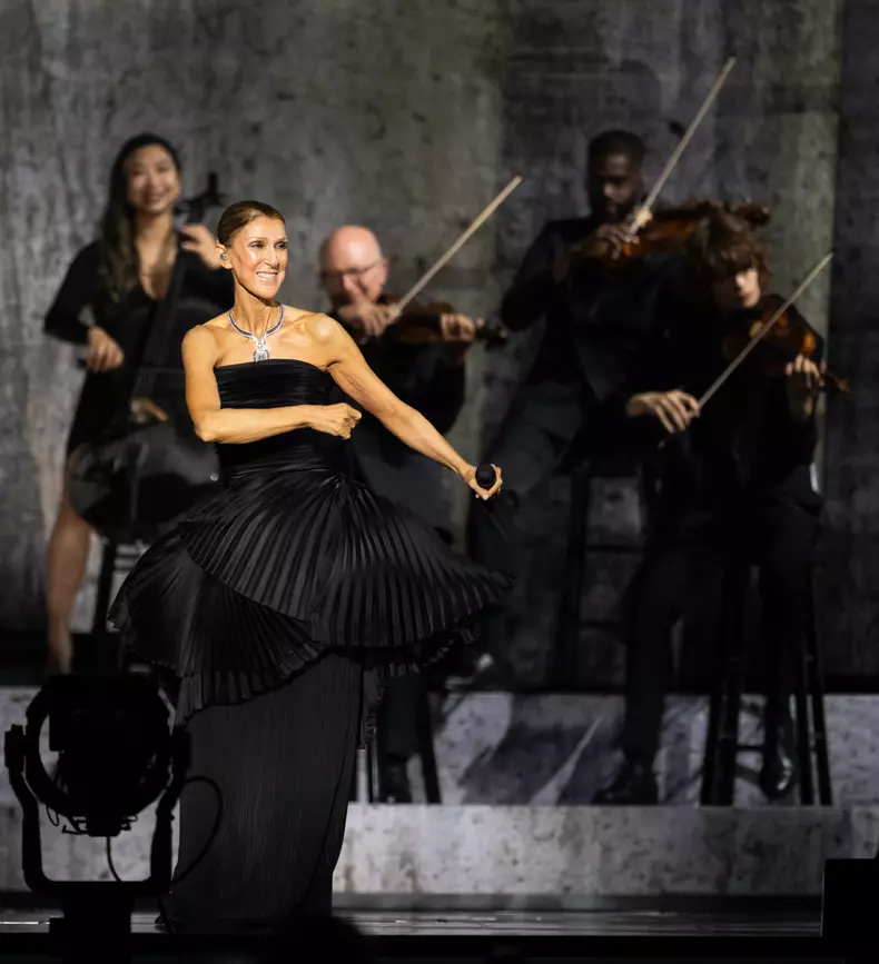 Celine Dion Performs At Paris La Defense Arena