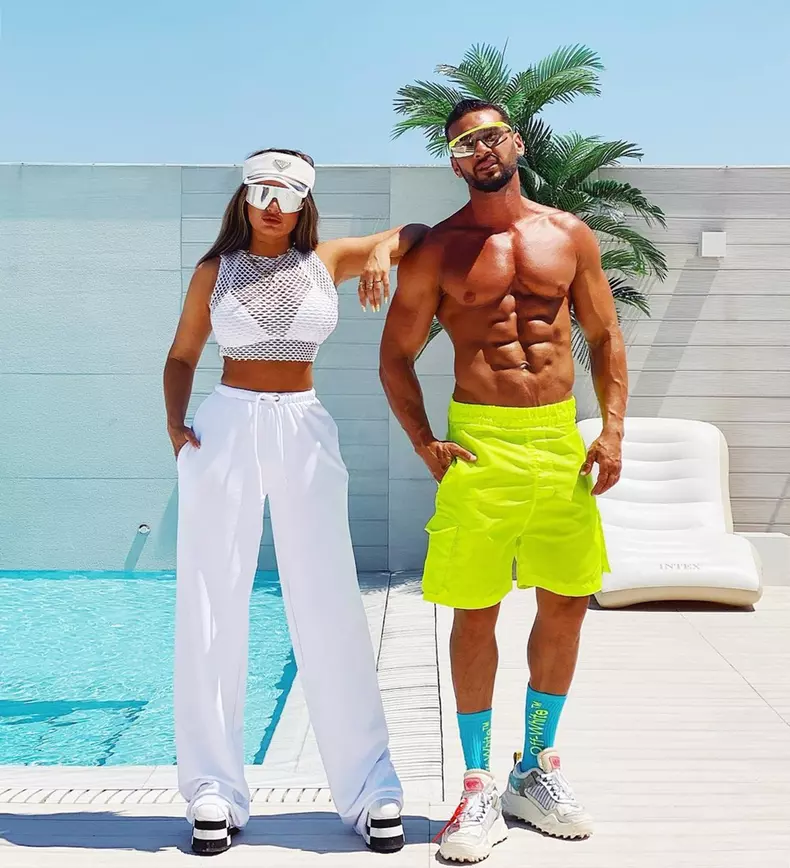 Dorian Popa și iubita lui, Claudia Iosif (Babs)