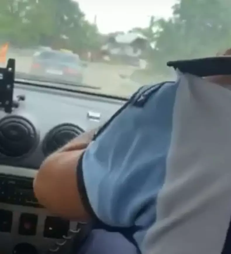 Premieră în România: primul video filmat dintr-o mașină a Poliției aflată în urmărire