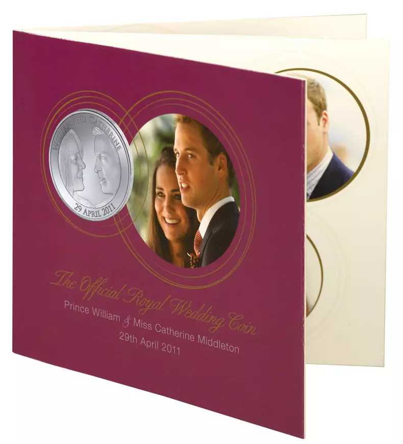 Royal Wedding official souvenir coin unveiled