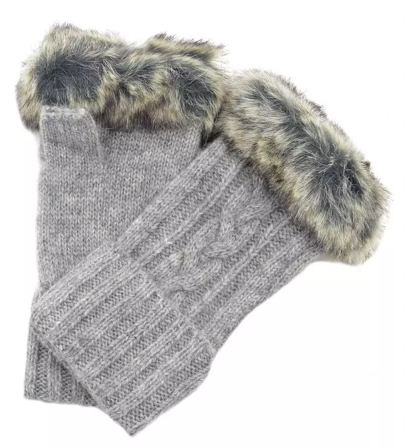 Mănuşi mâneci fără degete cu blană, Preţ: 49.99. Meli Melo
