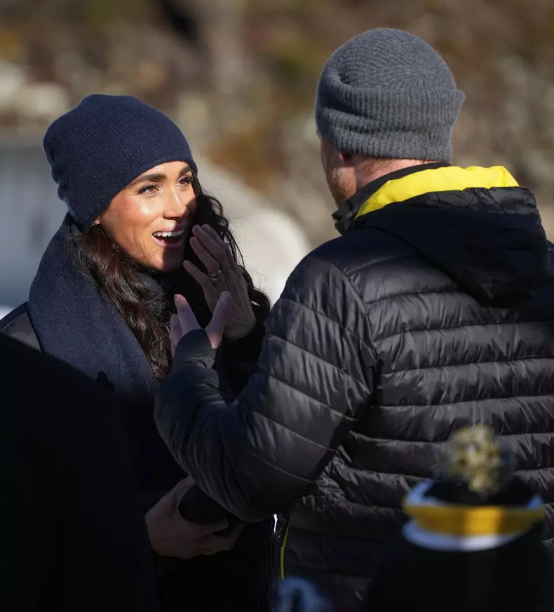 Prince Harry Tries Skeleton Bobsled - Canada