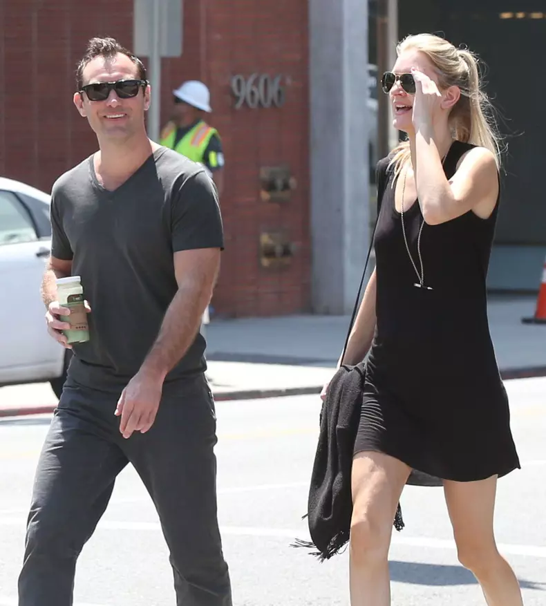Exclusive... Jude Law & Family Out And About In Los Angeles