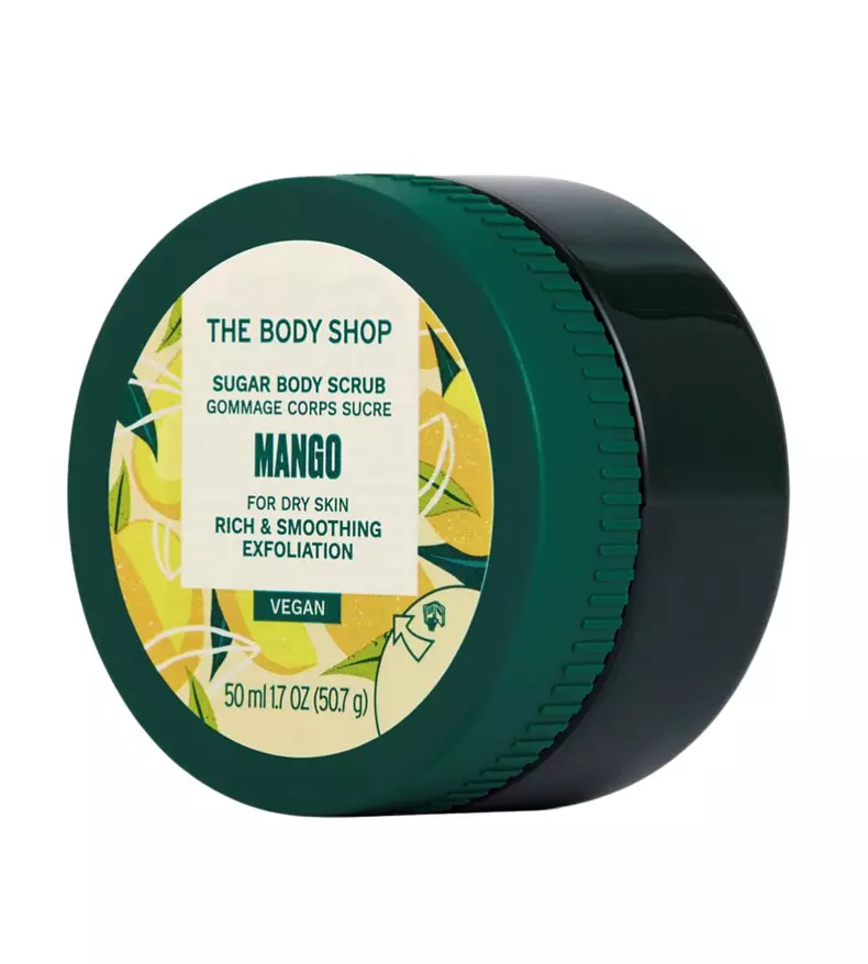 Exfoliant pentru corp travel size Mango, The Body Shop, 40 lei