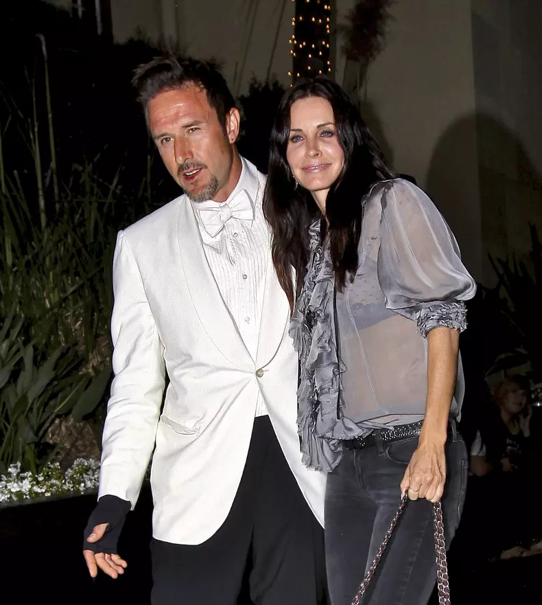 Courteney Cox And David Arquette Party At Beachers Mad House