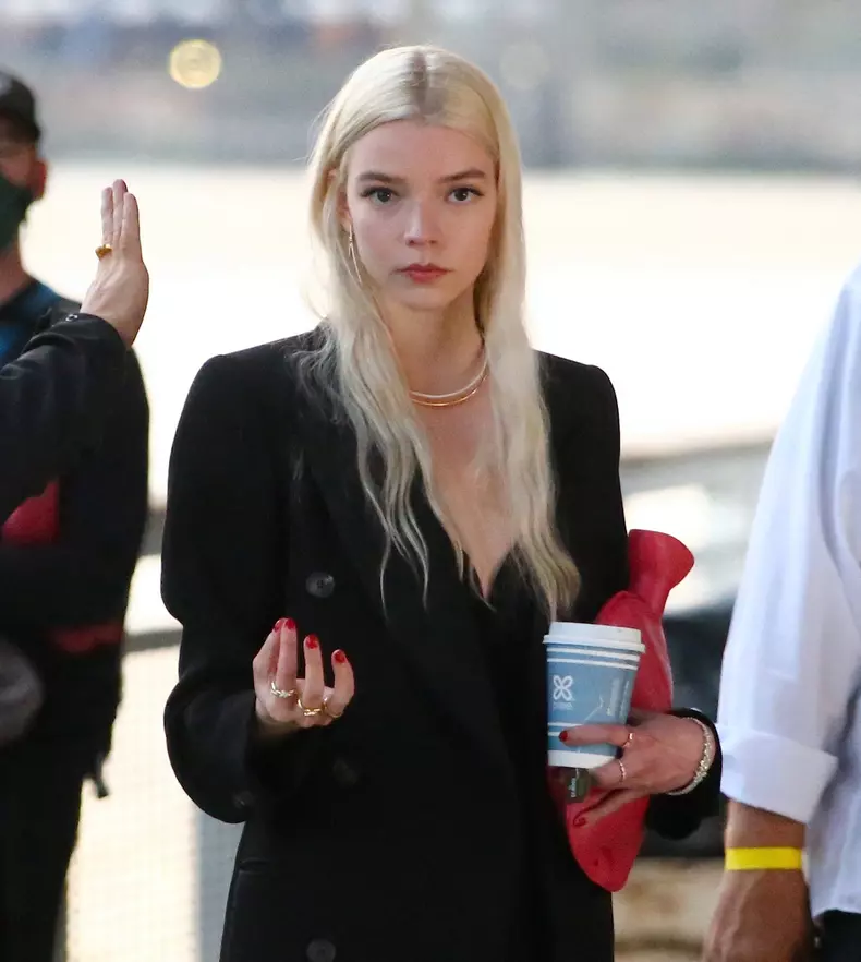 Anya Taylor-Joy on a Photoshoot in New York