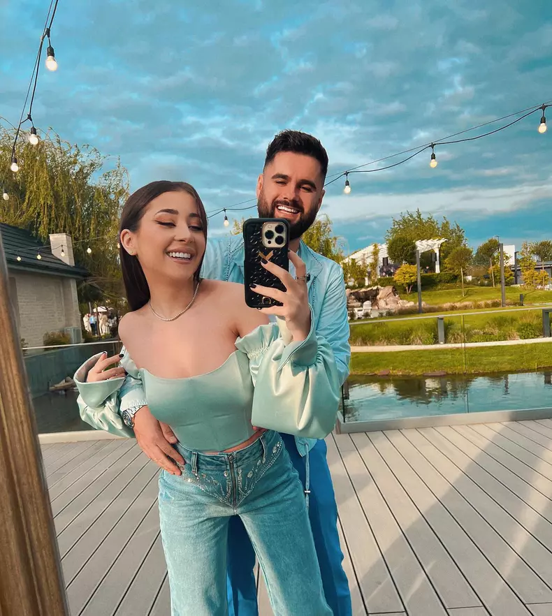 Nicole Cherry și soțul ei, Florin Popa